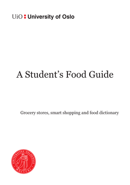 A Student's Food Guide