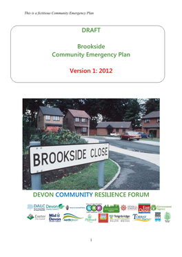 Brookside Community Emergency Plan