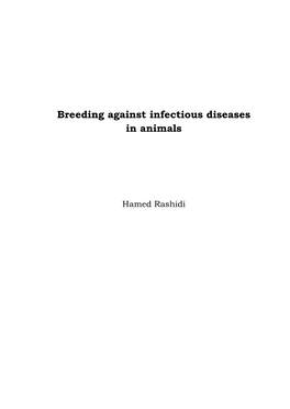 Breeding Against Infectious Diseases in Animals