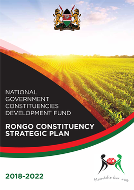 Final Rongo CDF Strategic Plan Final 03 Copy