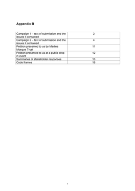 Lea Bridge Cycleway Consultation Report