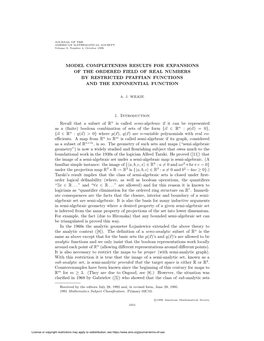 Model Completeness Results for Expansions of the Ordered Field of Real Numbers by Restricted Pfaffian Functions and the Exponential Function