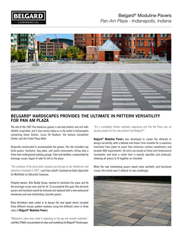 Belgard® Moduline Pavers Pan Am Plaza - Indianapolis, Indiana