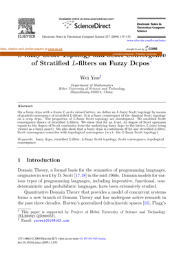 L-Fuzzy Scott Topology and Scott Convergence of Stratified L-Filters