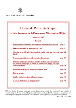 Dossier De Presse Numérique