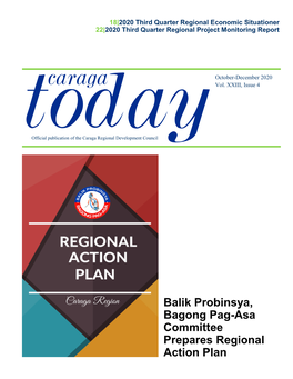 Caraga Today Volume XXIII, Issue 4 October-December 2020