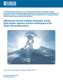 2006 Volcanic Activity in Alaska, Kamchatka, and the Kurile Islands: Summary of Events and Response of the Alaska Volcano Observatory