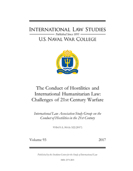 The Conduct of Hostilities and International Humanitarian Law: Challenges of 21St Century Warfare