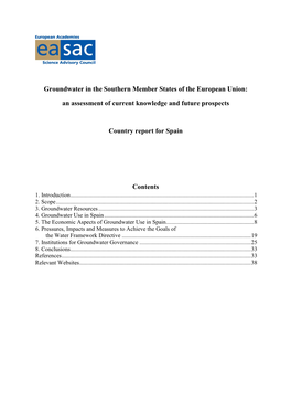 Spain Groundwater Country Report.Pdf