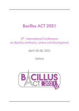 Bacillus ACT 2021