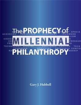 The Prophecy of Millennial Philanthropy 1