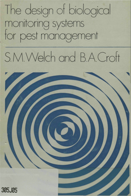 The Design of Biologica Monitoring Systems Or Pest Management Elch