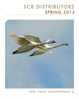 SCB Distributors Spring 2013 Catalog