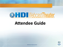 Attendee Guide