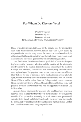 For Whom Do Electors Vote?