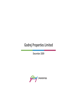 Godrej Properties Limited