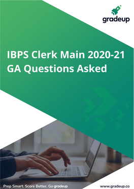 IBPS Clerk Main GA Memory Based 28 February 2021