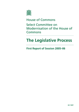 The Legislative Process