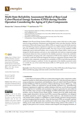 Multi-State Reliability Assessment Model of Base-Load Cyber-Physical Energy Systems (CPES) During Flexible Operation Considering the Aging of Cyber Components