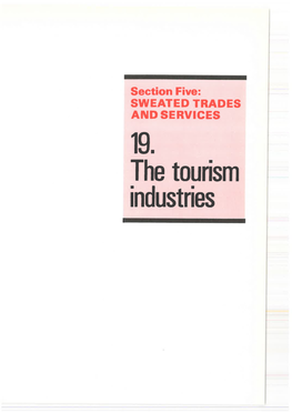 The Tourism Industries 462 London Industrial Strategy - the Tourism Industries