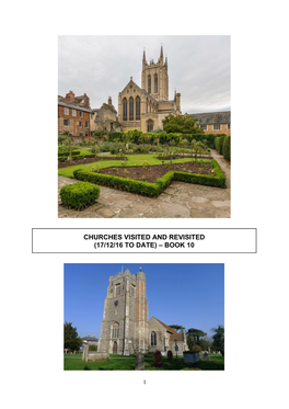 Churches Visited and Revisited (17/12/16 to Date) – Book 10