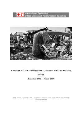 A Review of the Philippines Typhoons Shelter Working Group