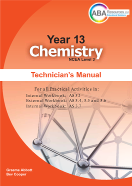 Chemistryhemistry NCEA Level 3