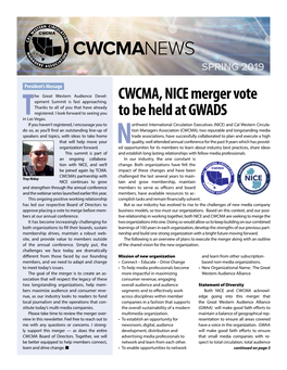 Cwcmanews Spring 2019