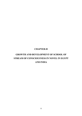 Chapter-Ii Growth and Development of School Of