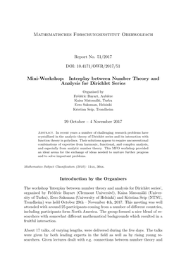 Interplay Between Number Theory and Analysis for Dirichlet Series