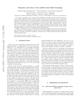 Dynamics and Chaos in the Unified Scalar Field Cosmology