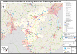 Landesweites Radverkehrsnetz Schleswig-Holstein Mit Radfernwegen