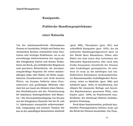 Kunigunde. Politische Handlungsspielräume Einer Kaiserin