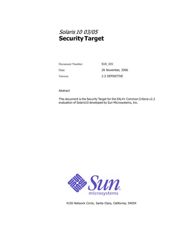 Security Target