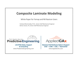 Composite Laminate Modeling