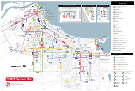 CCRTA System Map Cedar Pass Lipes High School Store