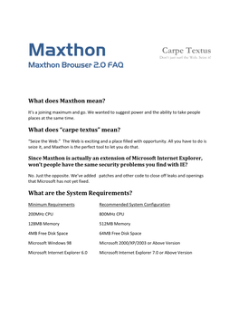 Does Maxthon Browser Contain Adware Or Spyware?