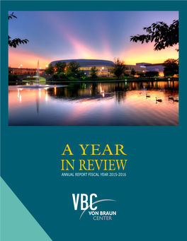 A Year in Review Annual Report Fiscal Year 2015-2016 Letter from the Executive Director