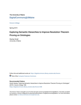 Exploring Semantic Hierarchies to Improve Resolution Theorem Proving on Ontologies