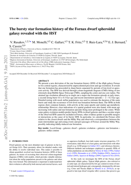 The Bursty Star Formation History of the Fornax Dwarf Spheroidal Galaxy Revealed with the HST