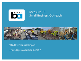 Measure RR Small Business Outreach