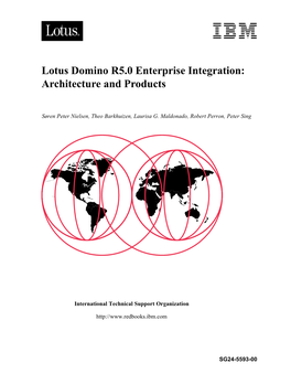 Lotus Domino R5.0 Enterprise Integration: Architecture and Products