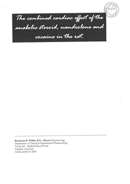 The Combined Cardiac Effect of the Anabolic Steroid, Nandrolone And