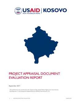 USAID Kosovo PAD Evaluation Report__