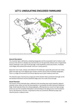Lct 5: Undulating Enclosed Farmland