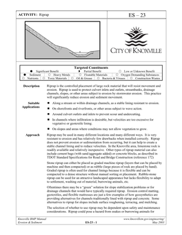 Erosion & Sediment: ES-23