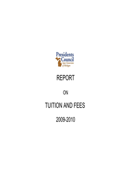 PCSUM2009-2010 Tuition and Fees Report