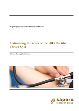 Estimating the Costs of the 2013 Raetihi Diesel Spill