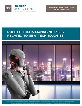 Role of Erm in Managing Risks Related to New Technologies