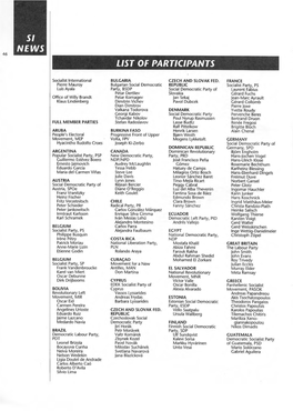 Download the List of Participants